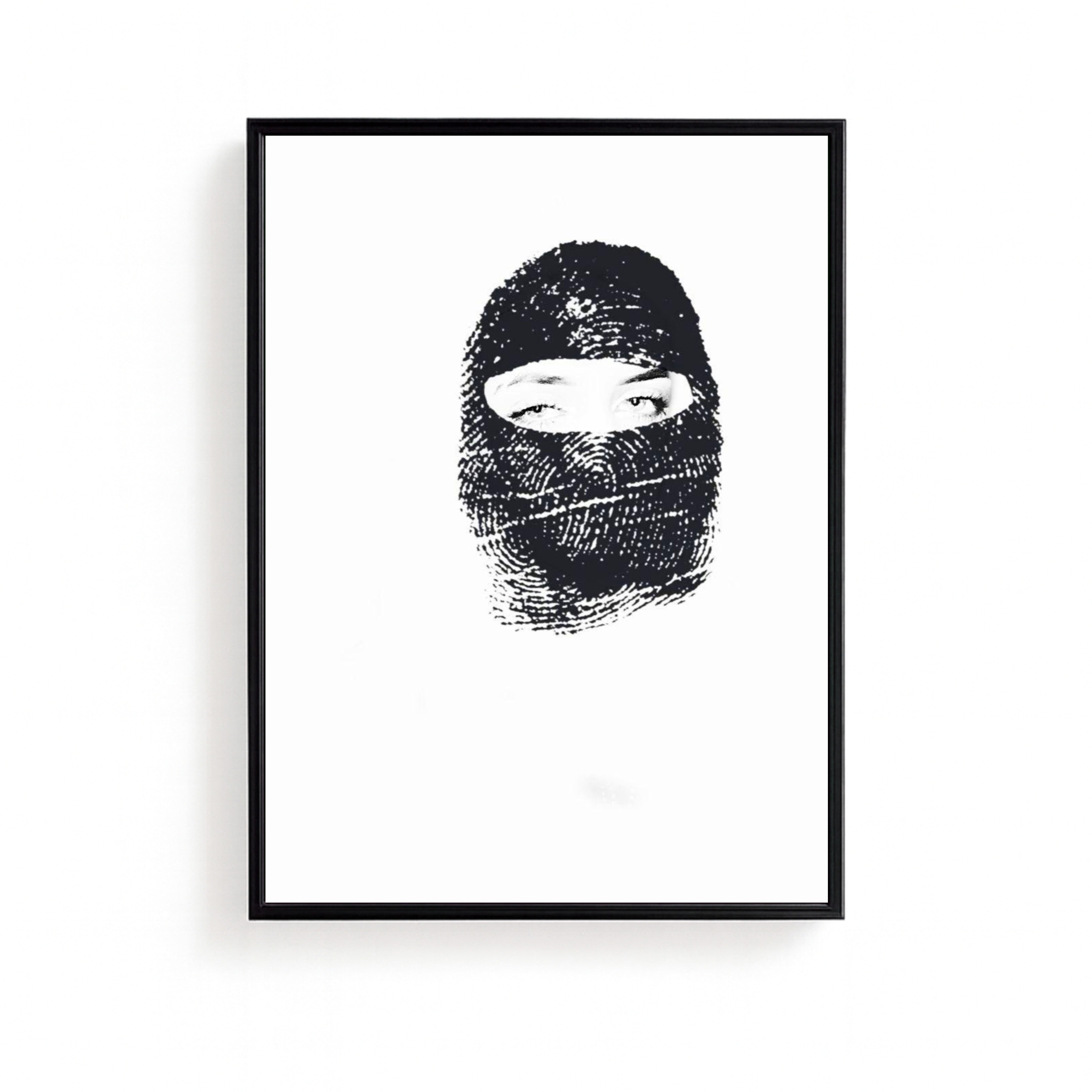 MASKED WOMAN ART