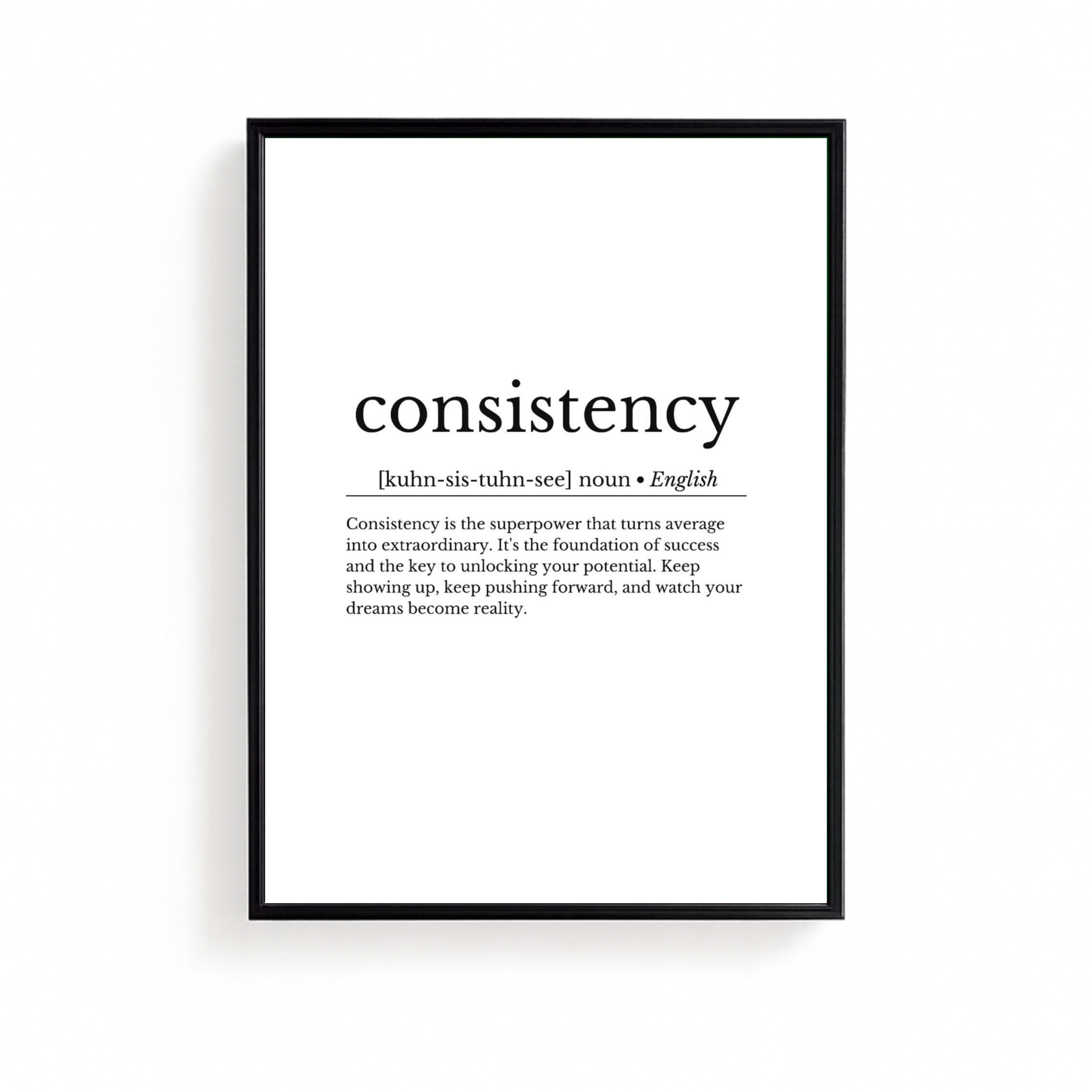 consistency
