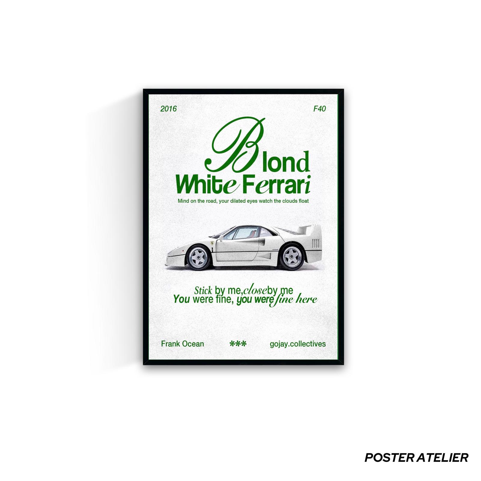 WHITE FERRARI