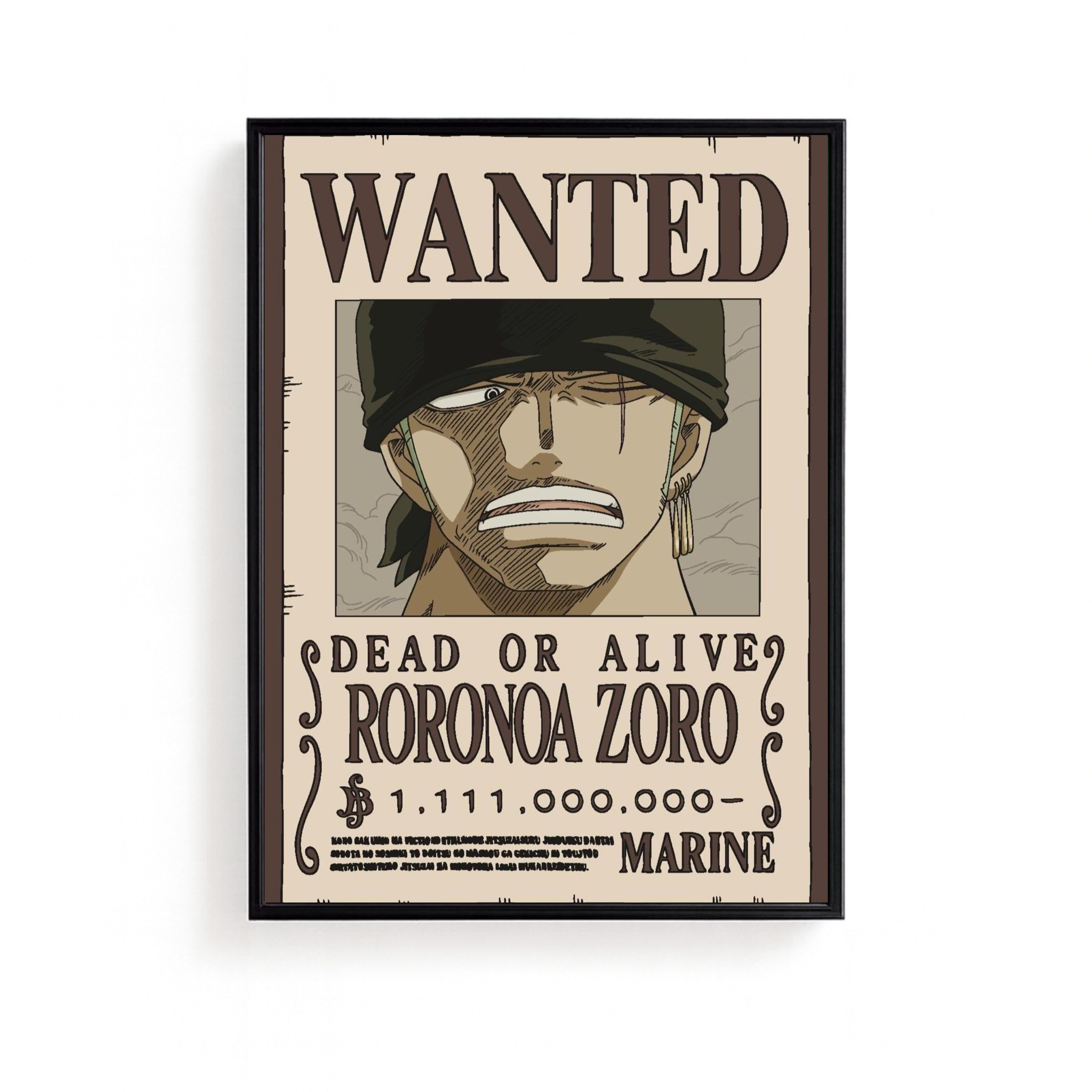 ZORO WANTED