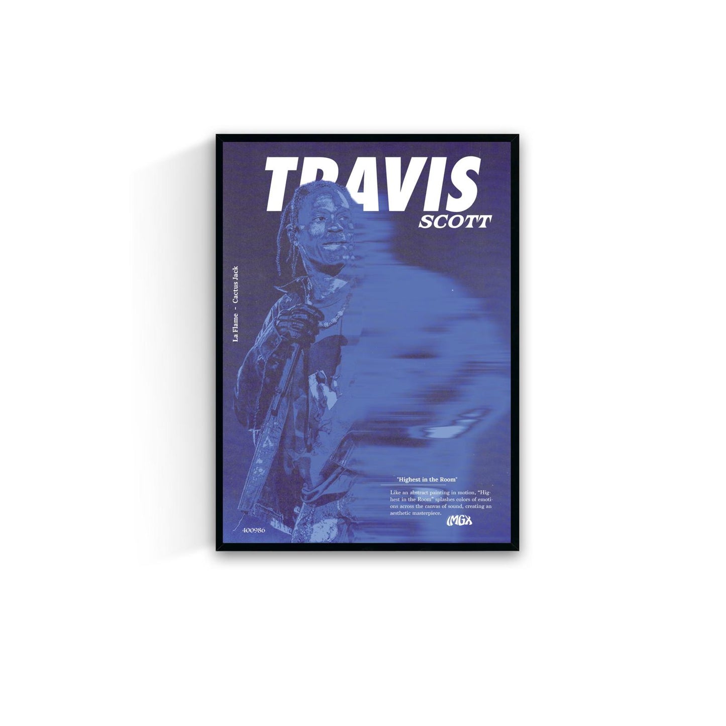 TRAVIS SCOTT BLUE ART