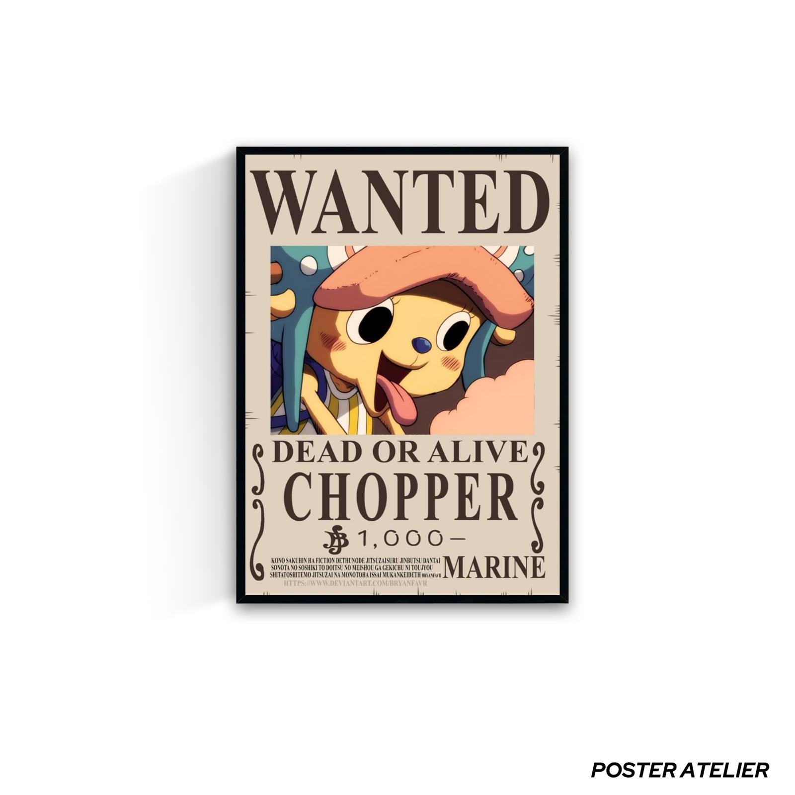 CHOPPER WANTED ONE PIECE